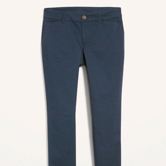 Old Navy Mid-Rise Skinny Everyday Khakis for Women - Picture 4 of 5